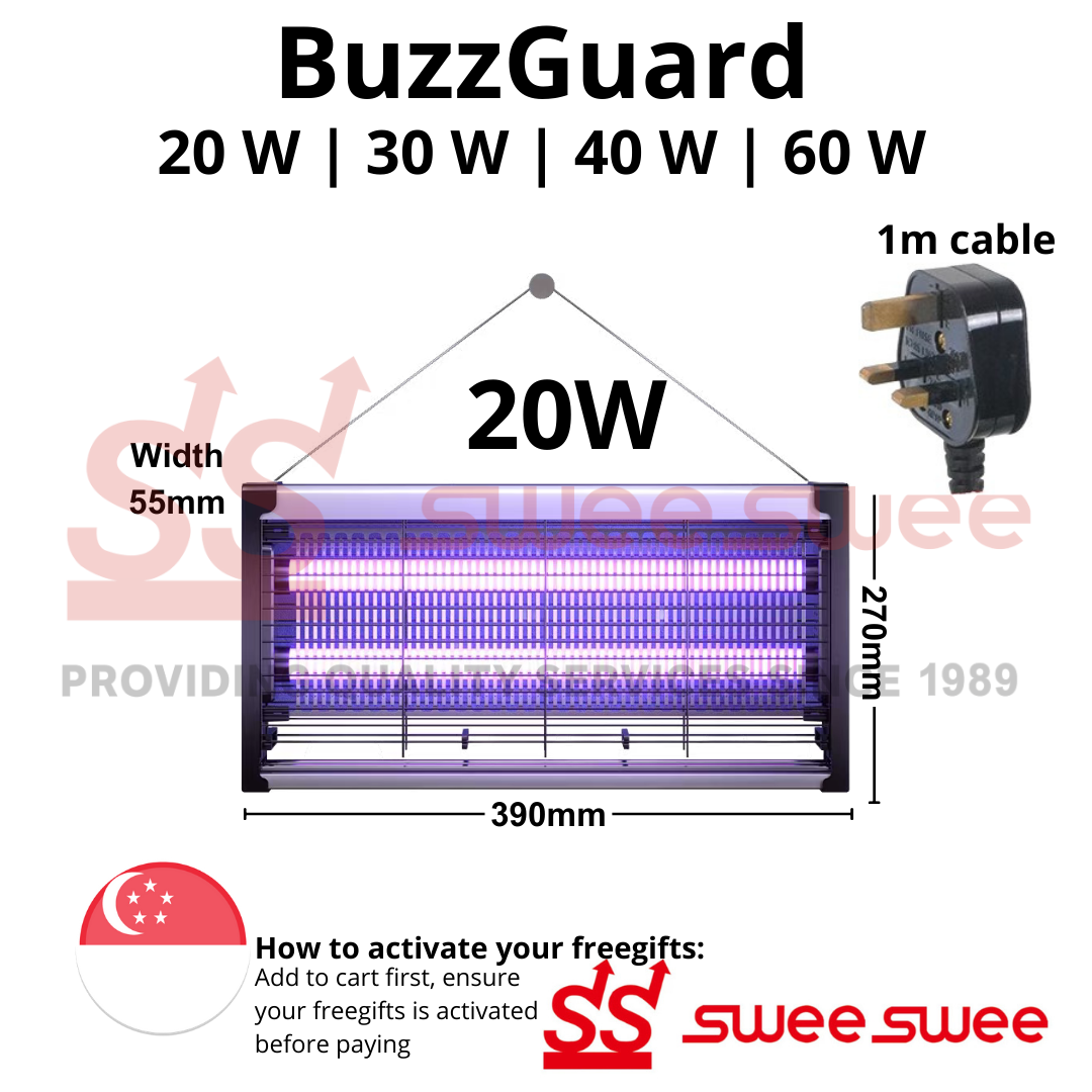 CHEAPEST & READYSTOCK BuzzGuard Mosquito & Insect Killer Trap