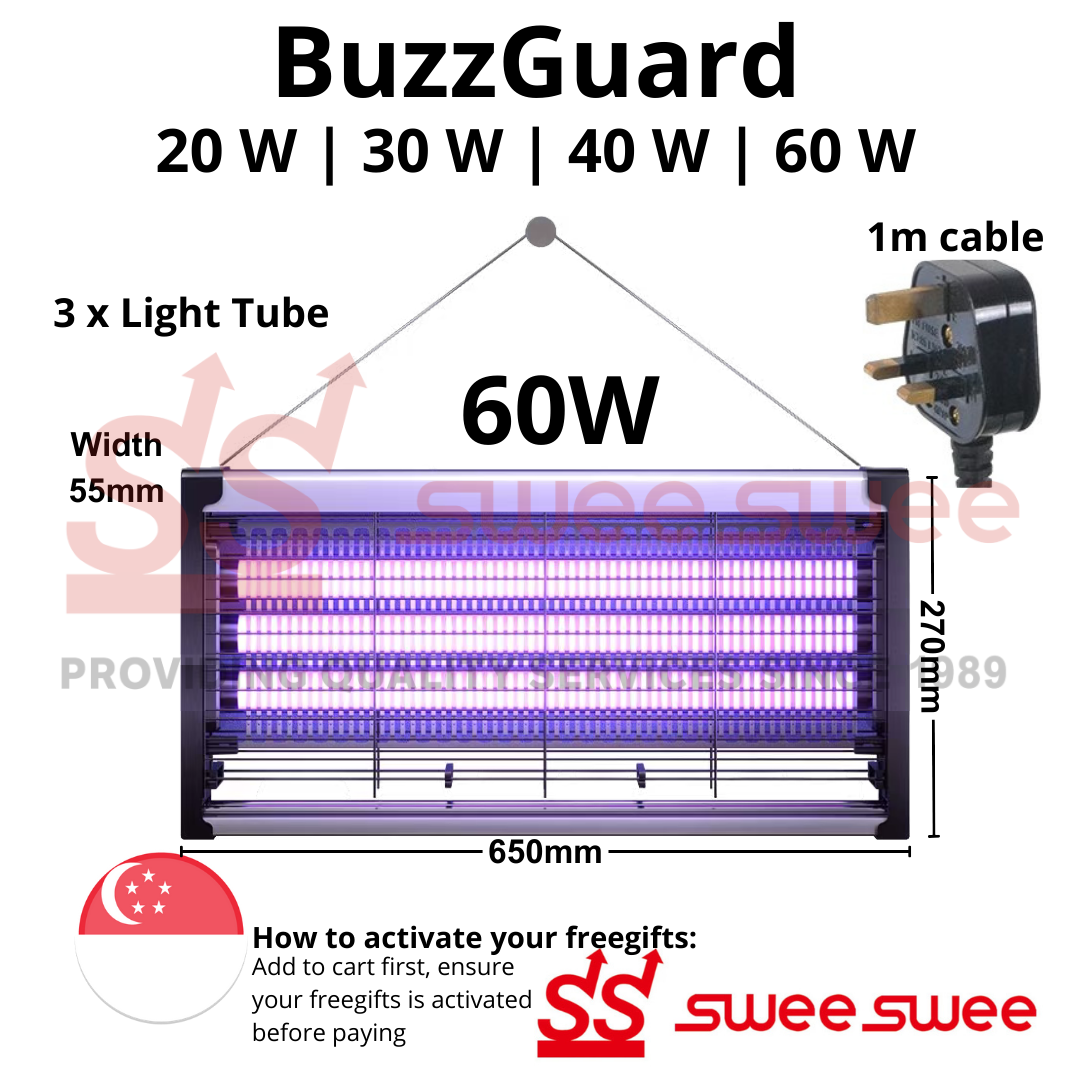 CHEAPEST & READYSTOCK BuzzGuard Mosquito & Insect Killer Trap