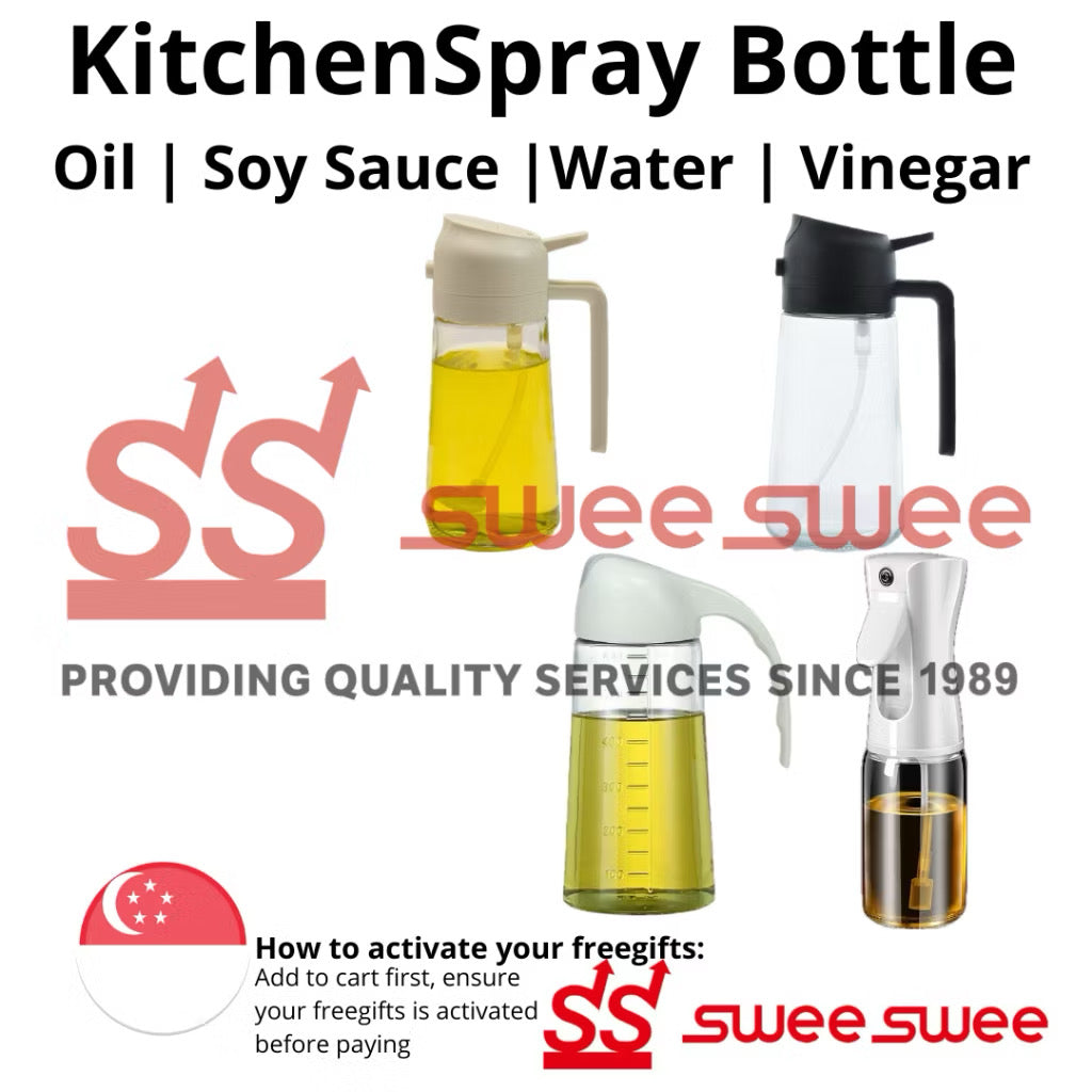 KitchenSpray Bottle 2 in 1 bottle oil dispenser, soy sauce, condiments, vinegar