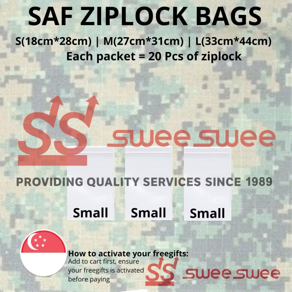 SAF ZIPLOCK BAGS FOR EASYSTORAGE