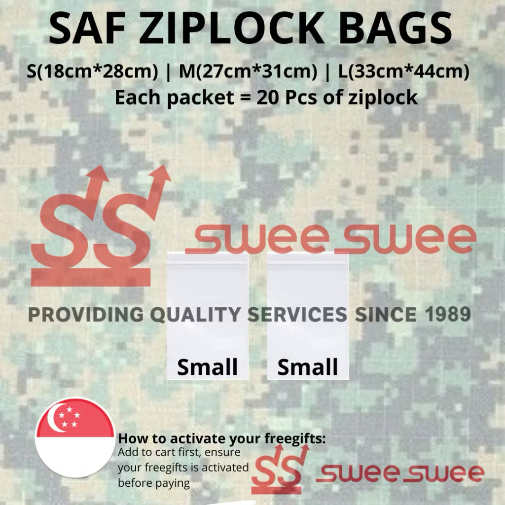 SAF ZIPLOCK BAGS FOR EASYSTORAGE