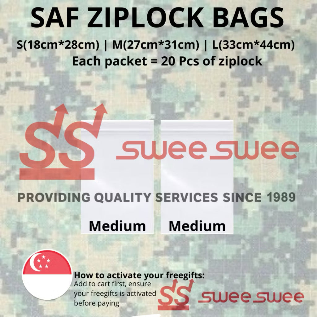 SAF ZIPLOCK BAGS FOR EASYSTORAGE