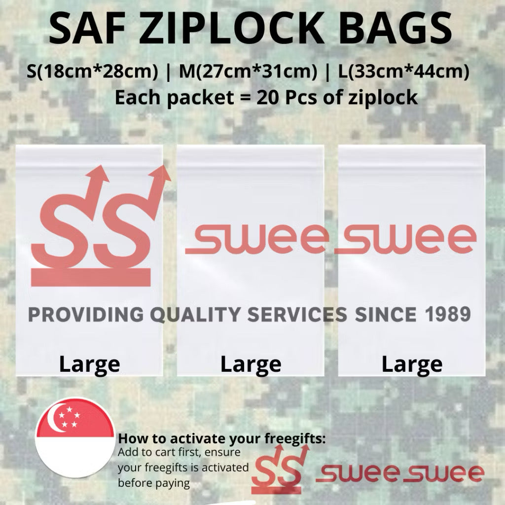 SAF ZIPLOCK BAGS FOR EASYSTORAGE