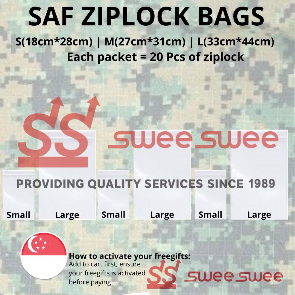 SAF ZIPLOCK BAGS FOR EASYSTORAGE