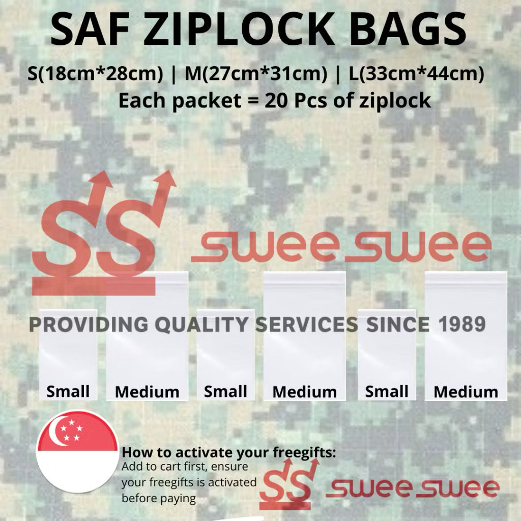 SAF ZIPLOCK BAGS FOR EASYSTORAGE