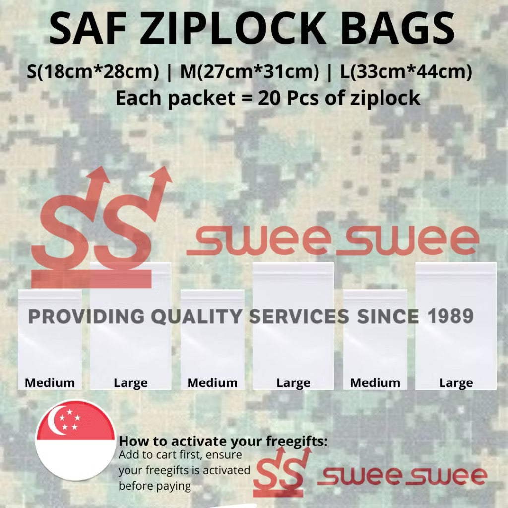 SAF ZIPLOCK BAGS FOR EASYSTORAGE