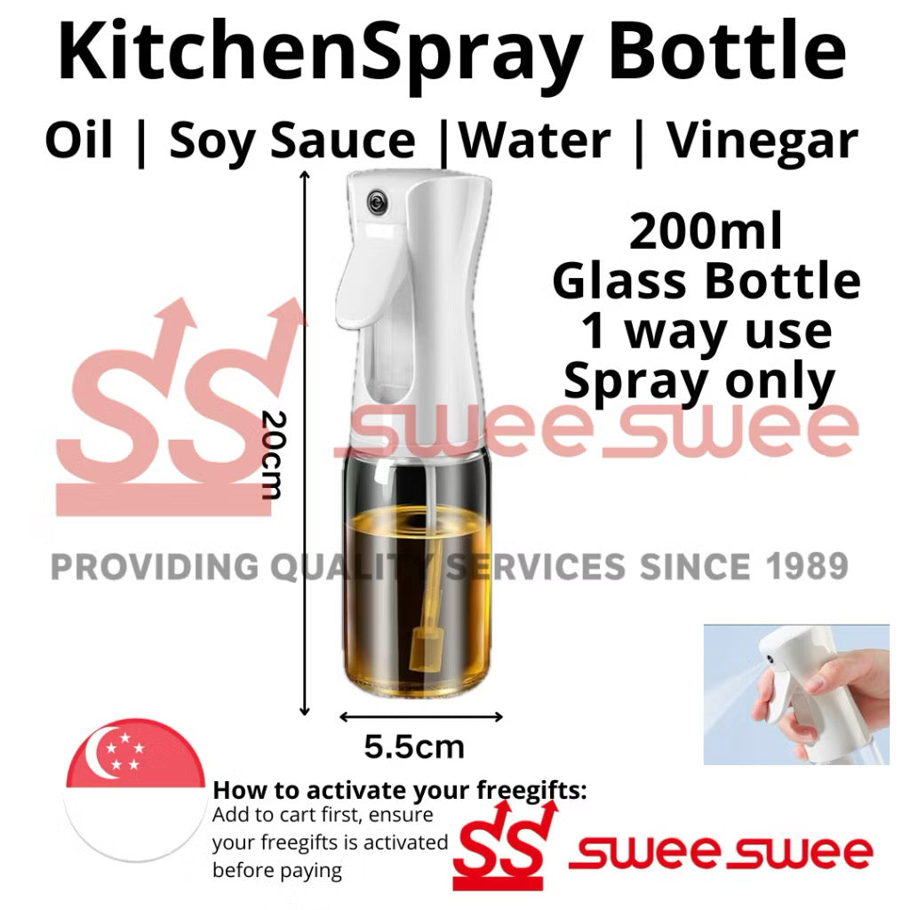 KitchenSpray Bottle 2 in 1 bottle oil dispenser, soy sauce, condiments, vinegar