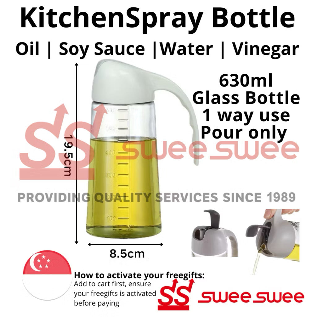 KitchenSpray Bottle 2 in 1 bottle oil dispenser, soy sauce, condiments, vinegar