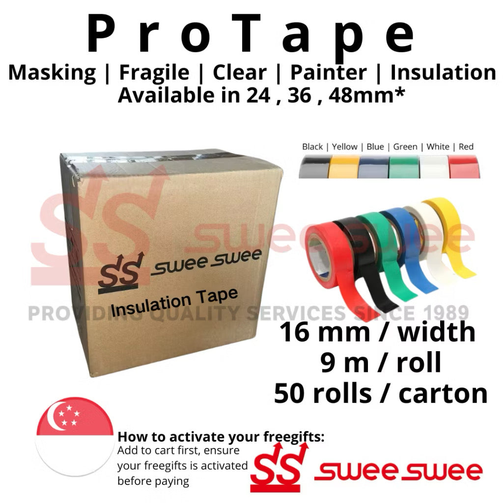 ProTape All-in-One Adhesive Solutions - Masking, Painter, Fragile, Packing, and Insulation Tapes for Home & Office