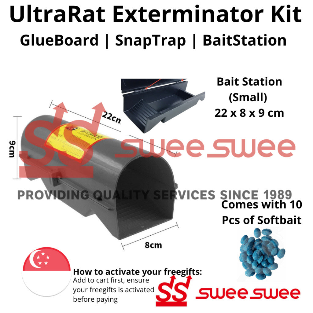 ✅🇸🇬 UltraRat CHEAPEST & READYSTOCK  UltraRat Exterminator Kit Bait station with rodenticide