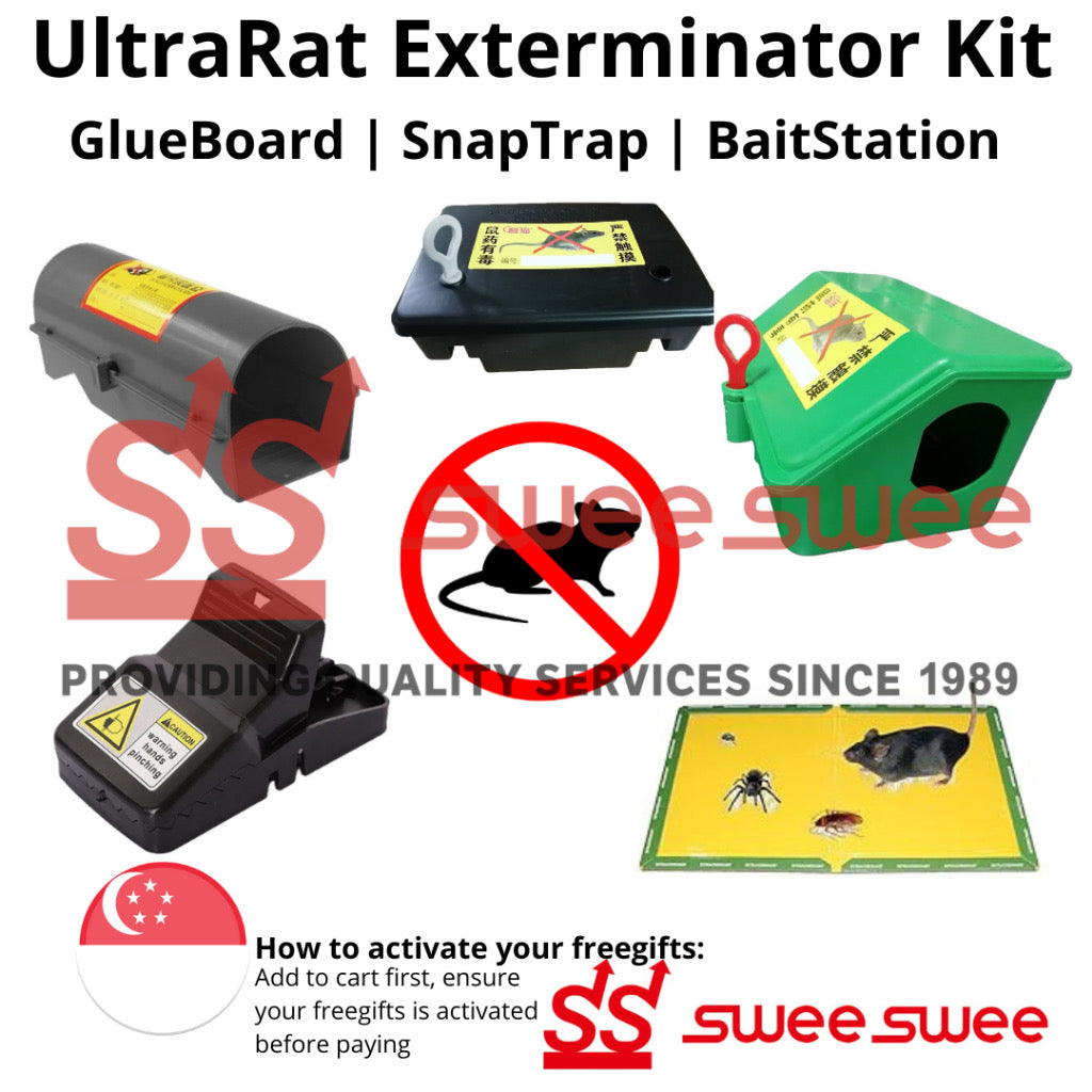 ✅🇸🇬 UltraRat CHEAPEST & READYSTOCK  UltraRat Exterminator Kit Bait station with rodenticide